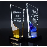 水晶獎杯員工禮品桌面擺件創(chuàng)意