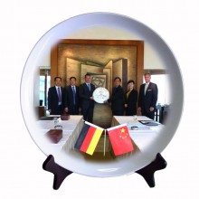 商務禮品  會議禮品 陶瓷盤擺件 政府會議禮品定制