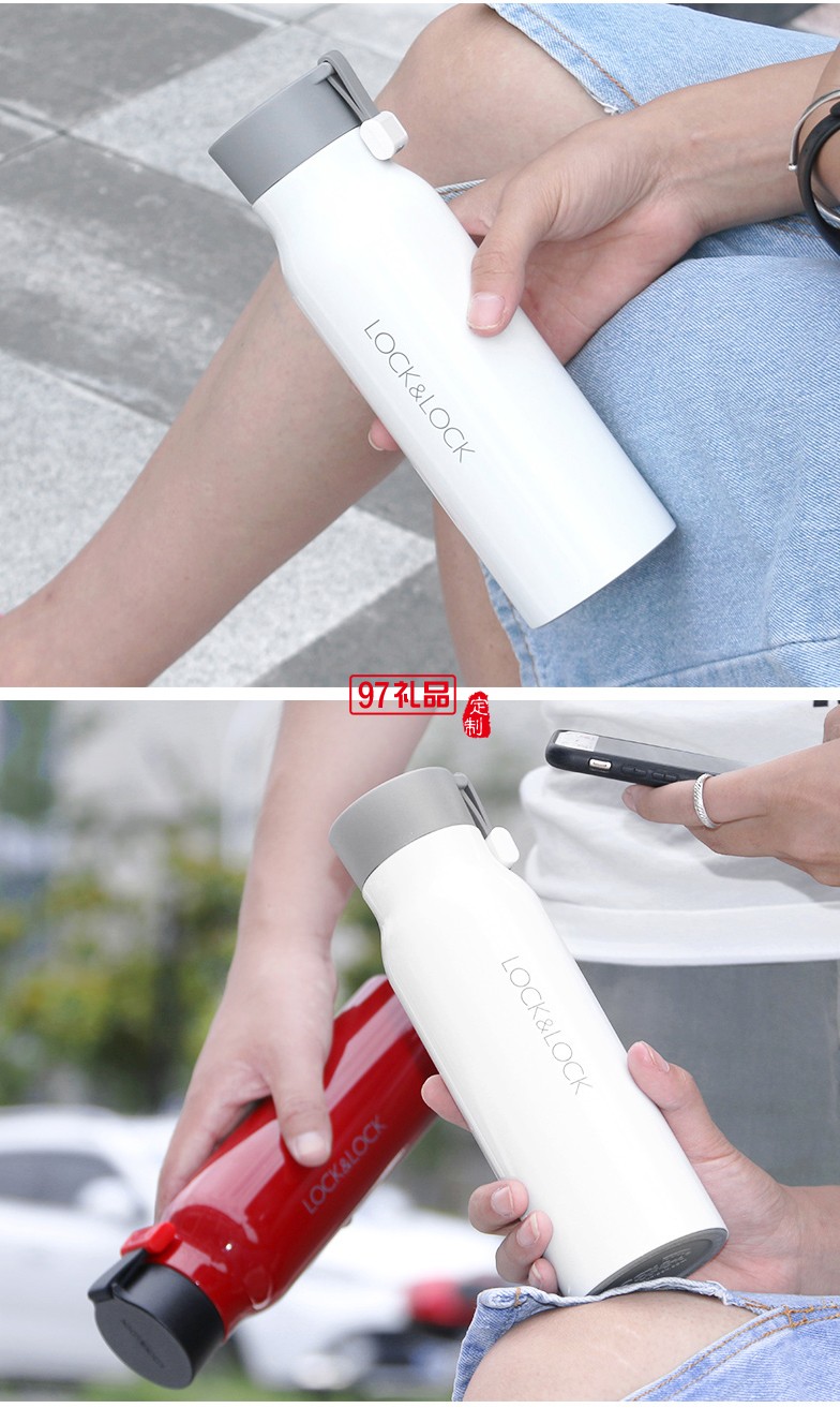 交大藍天公司定制樂扣樂扣大容量不銹鋼保溫杯 男女便攜創(chuàng)意水杯