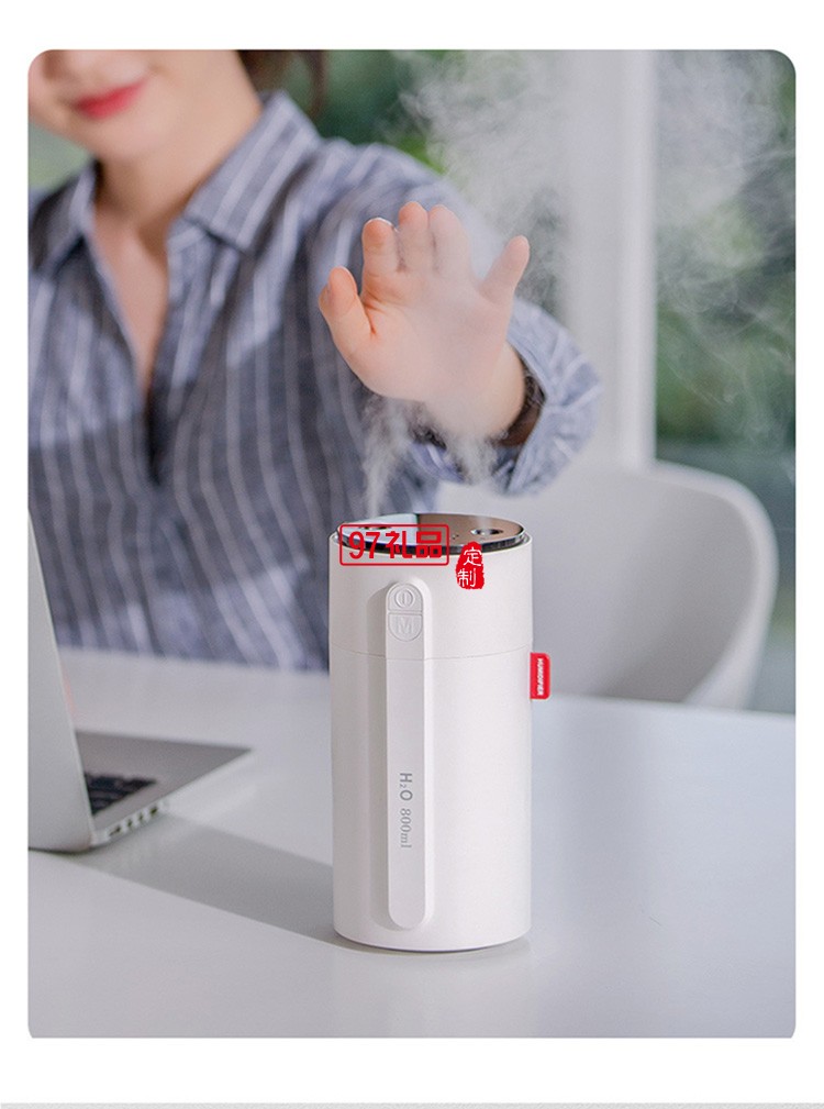 dolby定制智能小加濕器 雙噴大霧量智能顯屏手感應調節(jié)噴霧風扇