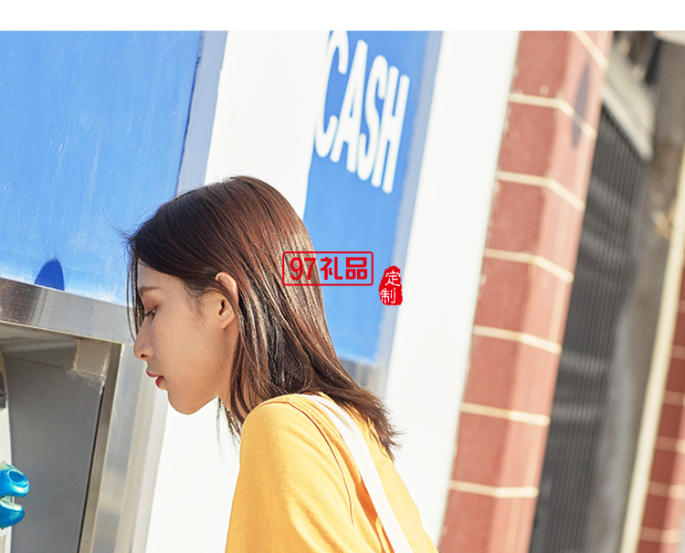 新款粉色小怪獸學(xué)生大容量單肩帆布手提袋購物袋定制