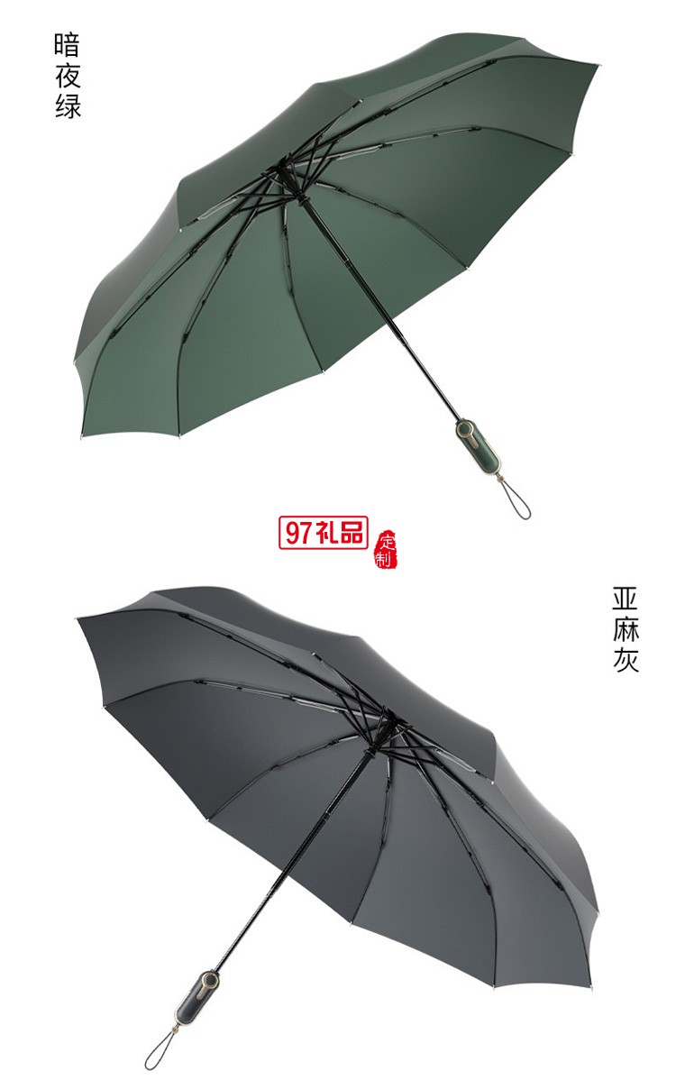 左都雨傘加大加固加厚男士學(xué)生帥氣全自動(dòng)收縮雙人折疊傘營女晴雨兩用黑色