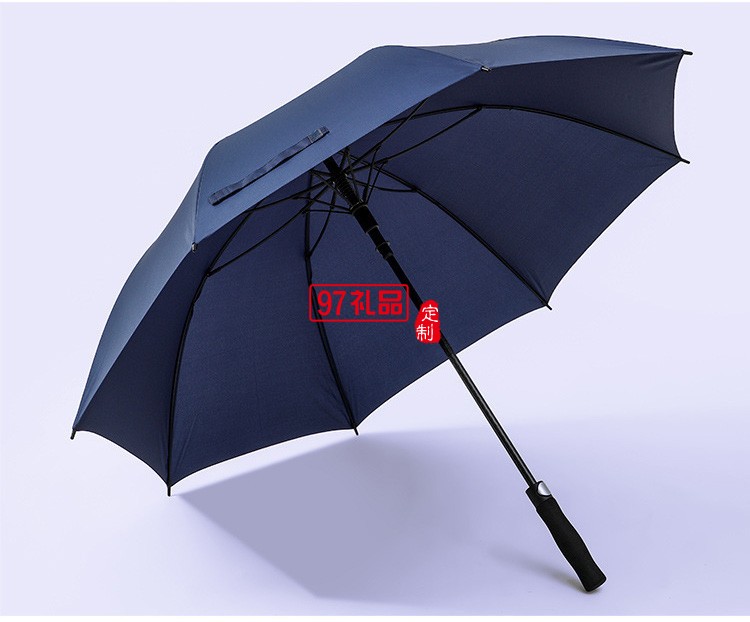 超大高爾夫傘高端復(fù)古實(shí)木長(zhǎng)柄雨傘自動(dòng)晴雨傘直桿禮品廣告?zhèn)闩l(fā)