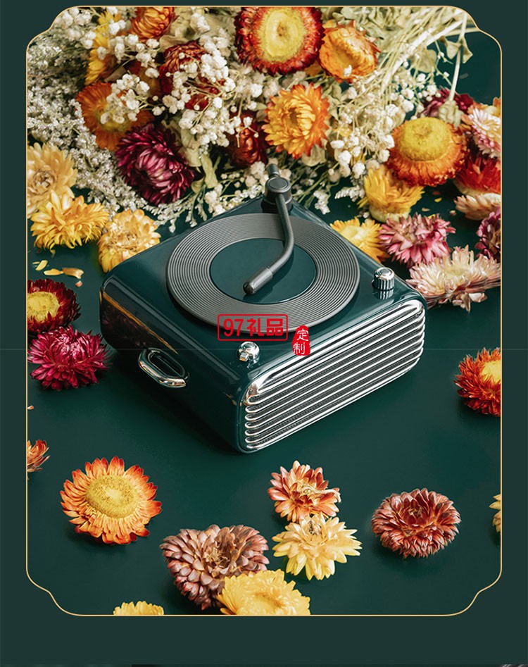 黑膠唱片機藍牙音箱