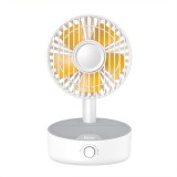 桌面小風(fēng)扇 迷你USB電風(fēng)扇充電式臺式小型靜音桌面搖頭電風(fēng)扇