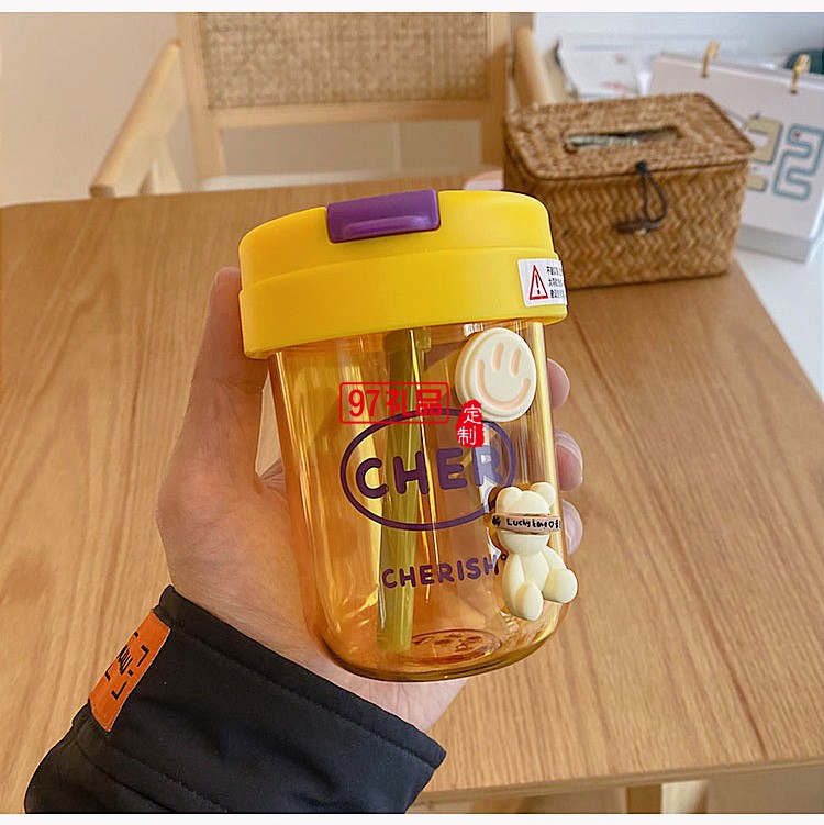 夏天創(chuàng)意ins風噸噸杯吸管可愛迷你小巧男女學生塑料水杯網紅便攜