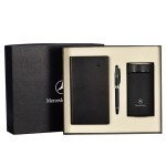 高檔商務(wù)保溫杯、筆、筆記本套裝