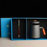 紫砂杯、紅木簽字筆商務(wù)套裝