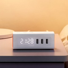 公牛充電插座帶鬧鐘插線板電源接線板GNV-UUP152定制公司廣告禮品