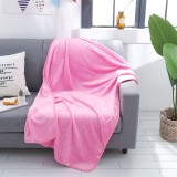 約克羅蘭法蘭絨披肩毯 旅行便捷休閑蓋毯定制公司廣告禮品