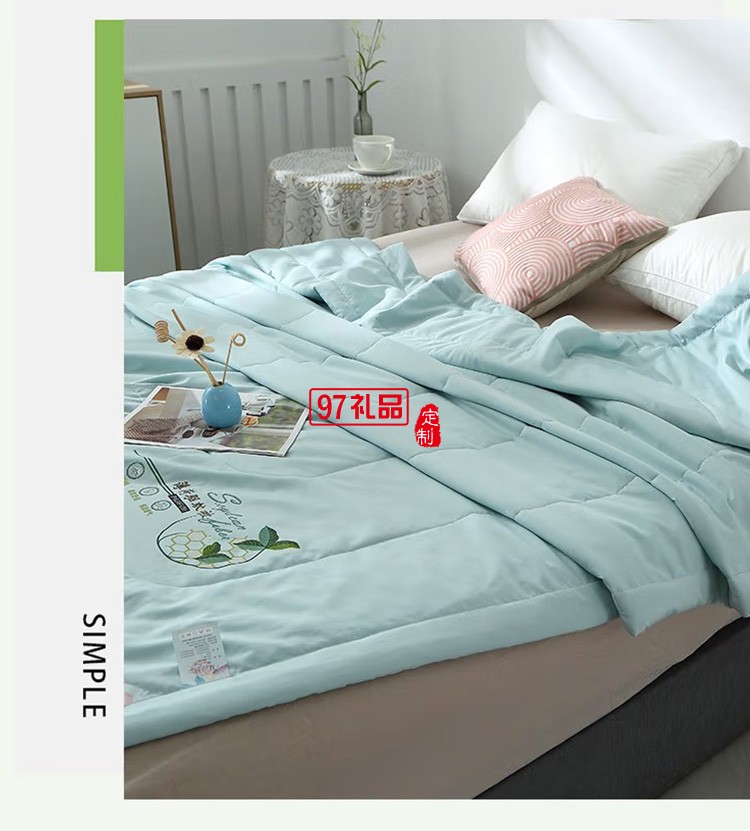 啄木鳥(niǎo)ZMN-BHB-01薄荷被夏被定制公司廣告禮品