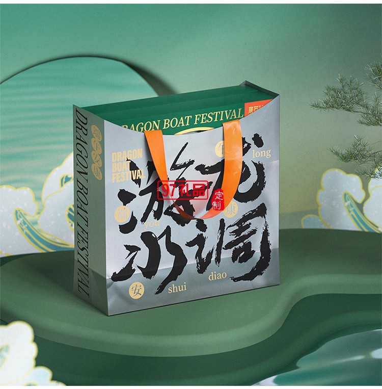 游龍水調八粽六味端午節(jié)粽子禮盒