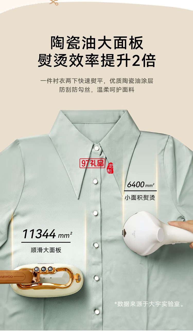 衣物護理禮盒 (折疊蒸汽電熨斗+毛球修剪器）