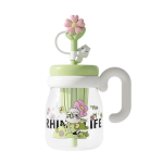 獨角犀 Rhino.life  小清新犀寶踏春系列噸噸花茶杯玻璃款