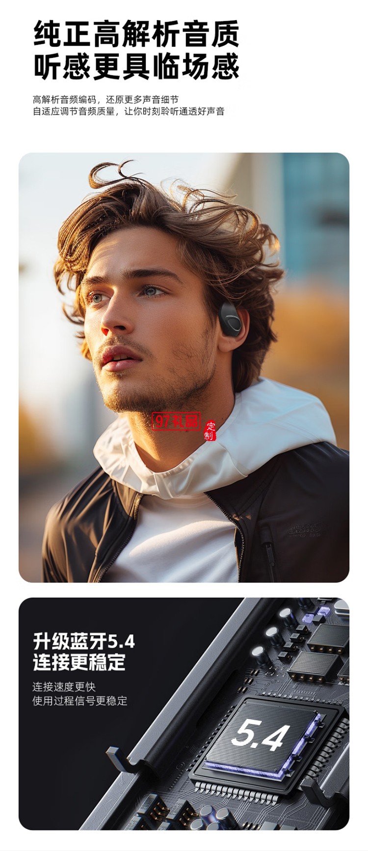 聯(lián)想thinkplus開(kāi)放式藍(lán)牙耳機(jī) X15PRO II