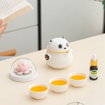 月滿(mǎn)桂香時(shí)，把團(tuán)圓揉進(jìn)晚風(fēng)里，熊貓茶具套組